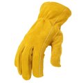 212 Performance Leather Driver Work Glove in Golden Brown, Medium LD-90-009